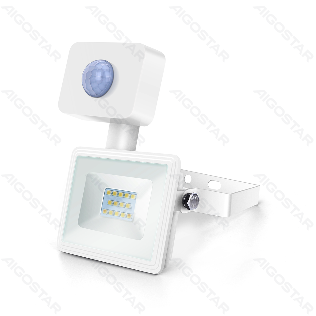 [B10202RBJ] Aigostar LED-sensorschijnwerper 10W 900lm 4000K IP65