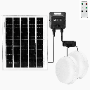 Plafonnier solaire, boîte de stockage d'énergie 70W*2 6500K Capteur