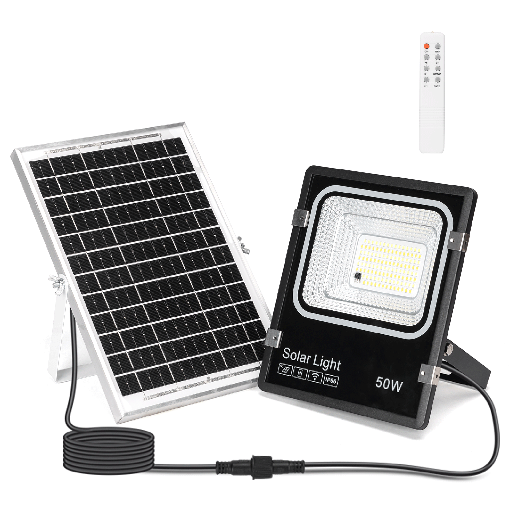 [B1020133A] Solarbetriebener Weitstrahl 5m 50W CCT