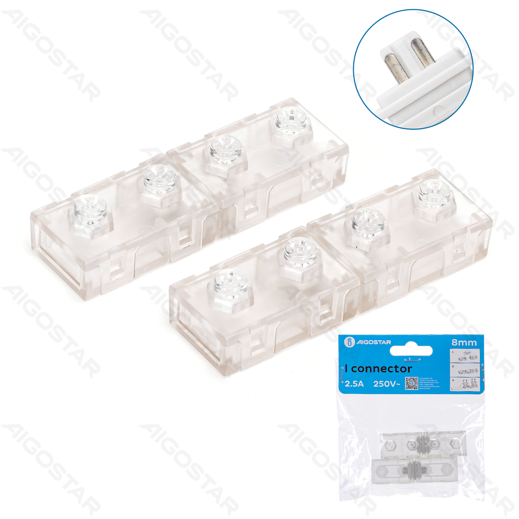 Aigostar Geïntegreerd Circuit LED Lichtstrip 2835 I Connector 8mm