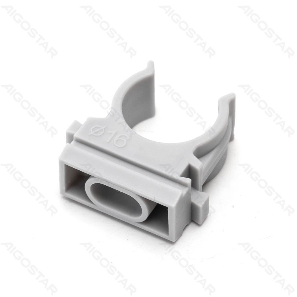 [B20104P6K] Aigostar U-vormige PVC-buisklem Φ 16 mm 10st