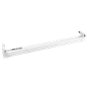 Plastic light fixture for two T8 tubes 0.6m