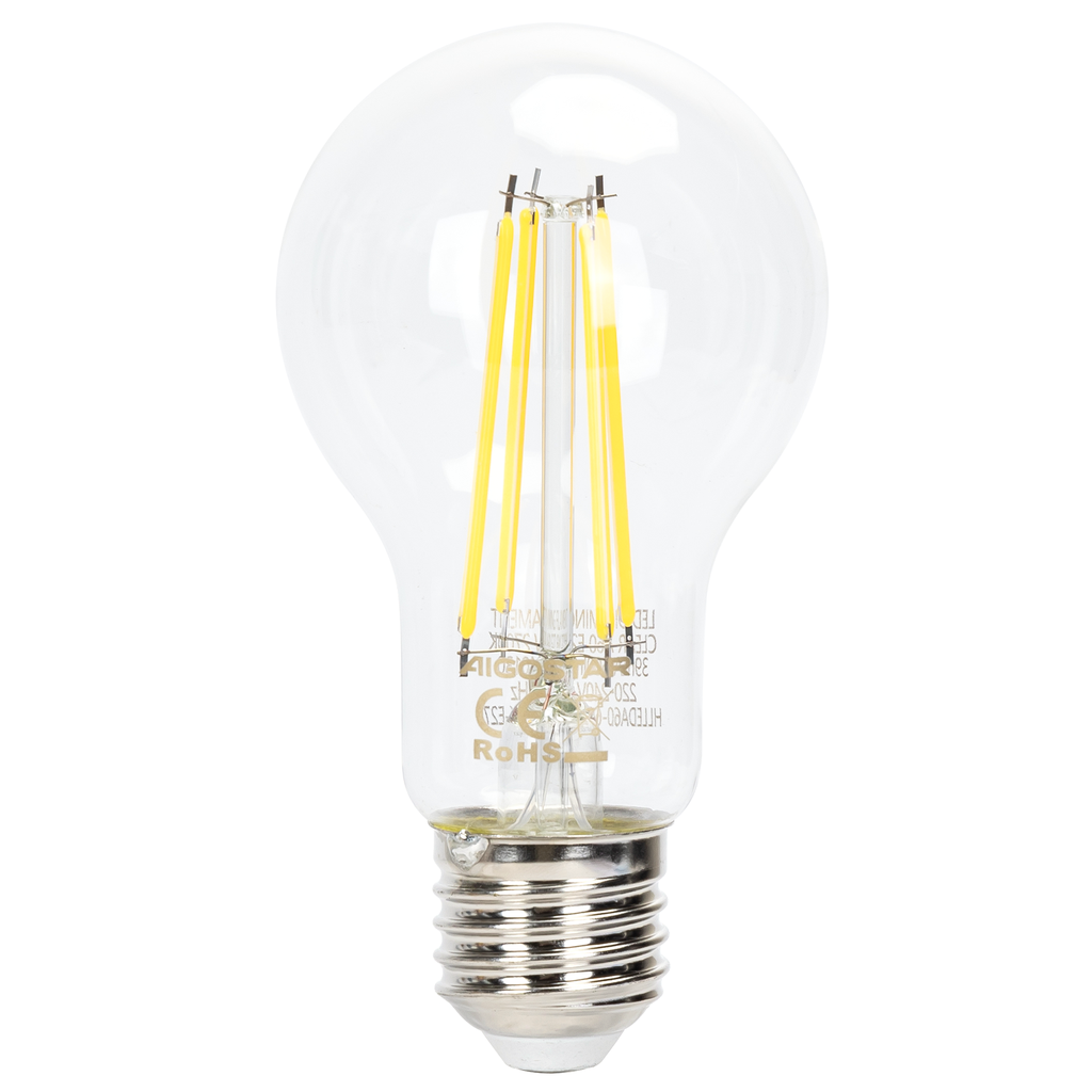 Aigostar Dimbare LED-gloeidraad A60 E27,6W 6500K