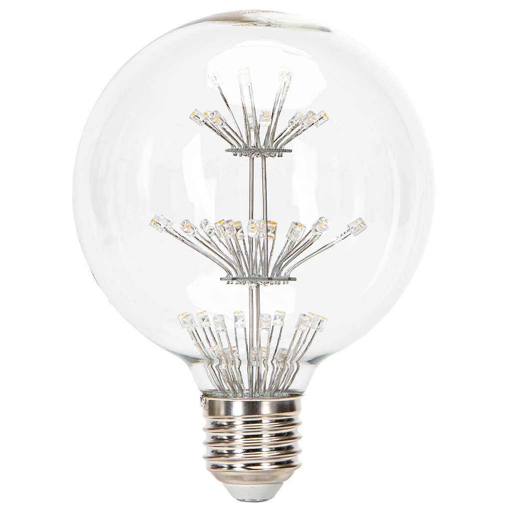 [B10106N4T] LED starry sky light bulb G95 E27,1.8W