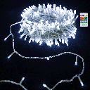 Guirlande lumineuse boîte à musique 3AA blanc froid 10m IP44 Intérieur/Extérieur