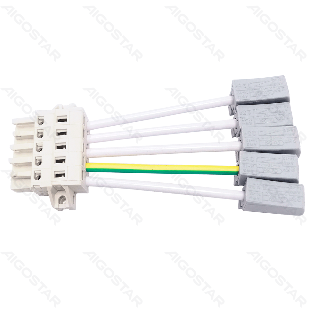 [B104083CG] 5-Draht Stromschiene Klemmleiste