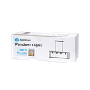 4-weg metalen hanglamp met aanpasbare staaf E27