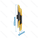 Aluminium Dubbele Kop Wandlamp Zwart (Zonder Lichtbron) E27