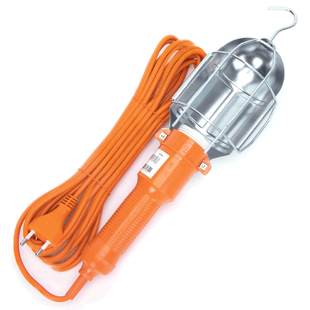 [B20102XPS] Werklamp 2X0.75mm² 10m Oranje