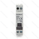 Disjoncteur miniature 1P+N 10A C CURVE Gris