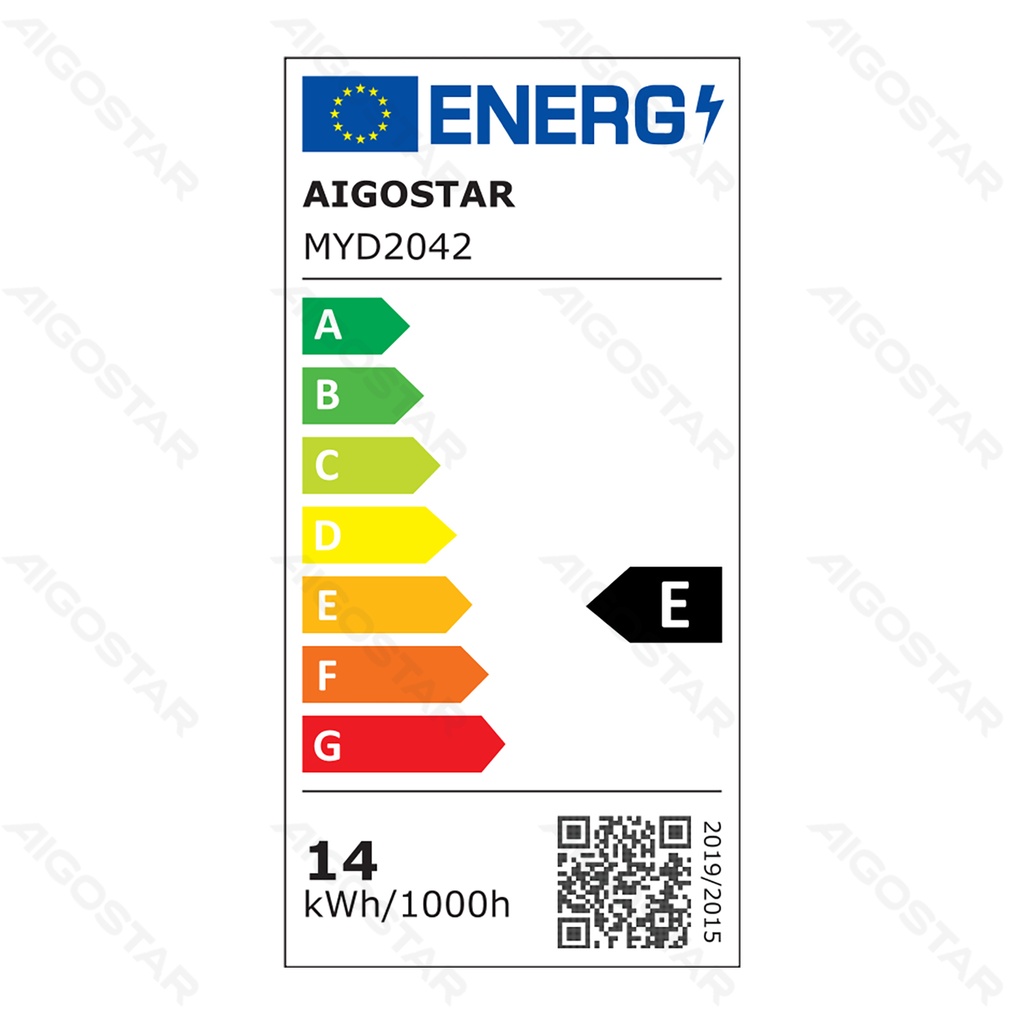 Aigostar Aluminium hanglamp 13.5W 2700K