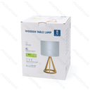 Houten Tafellamp (Zonder Lichtbron) E27