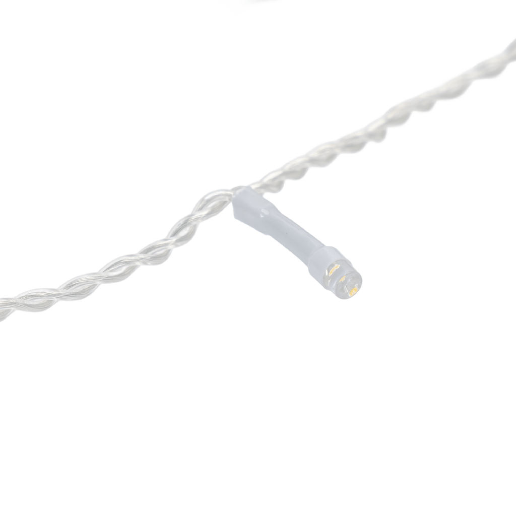 Flaches Niedervolt-Lichtband Kaltweiß 20m IP44 Indoor/Outdoor