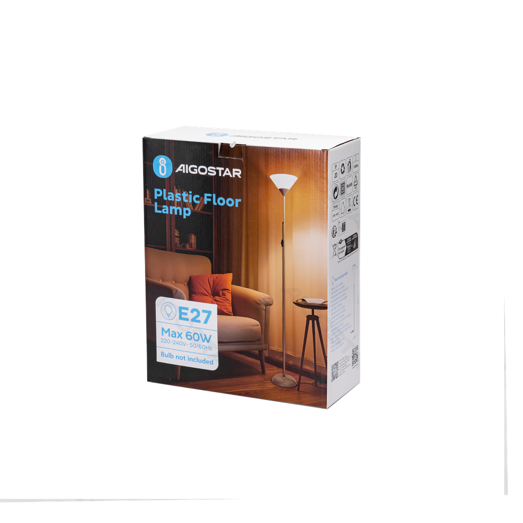 [B10306P42] Stehleuchte E27 ohne Leuchtmittel