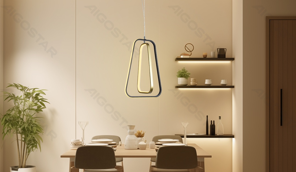 Aluminum pendant lamp 36W 2700K
