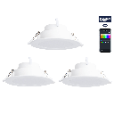 Slim downlight met bluetooth-netweefsel 6W RGB+CCT 3st