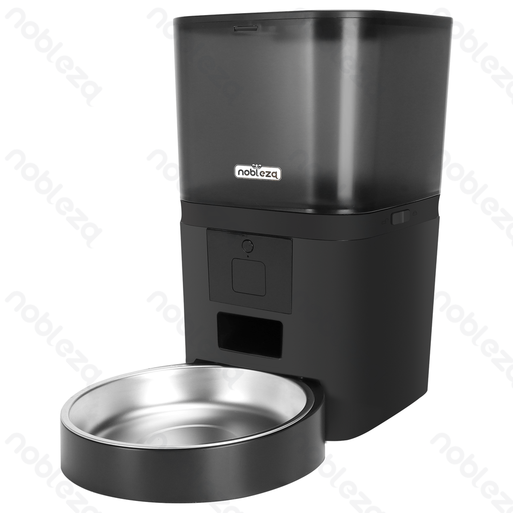 [S40201ABUU] Version WIFI Mangeoire intelligente avec caméra Bol simple 6L H33.2*L36.3*L19.2cm Noir