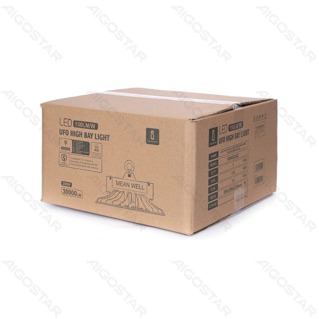 [B10404ZAZ] Aigostar LED High Bay 200W