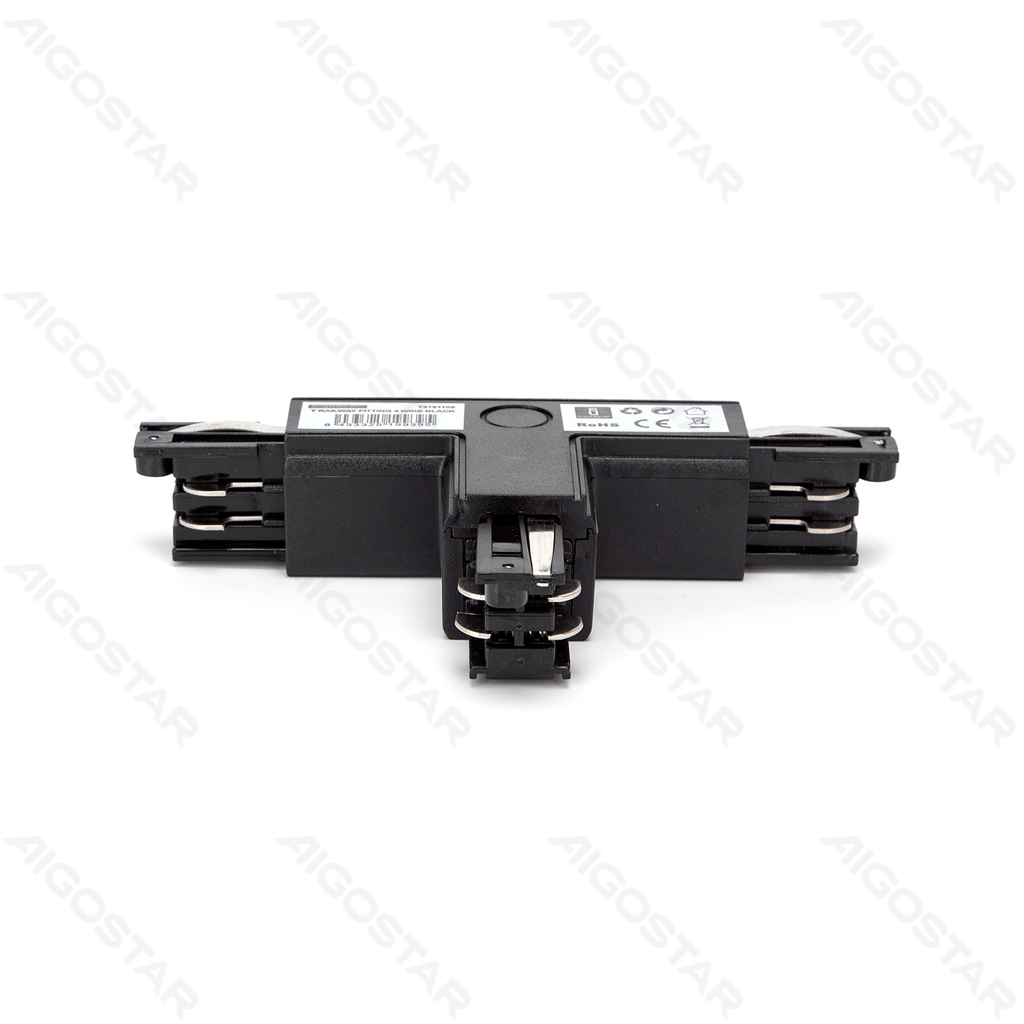 [B10403QNK] Aigostar 4-draads X-Type Rail Zwart