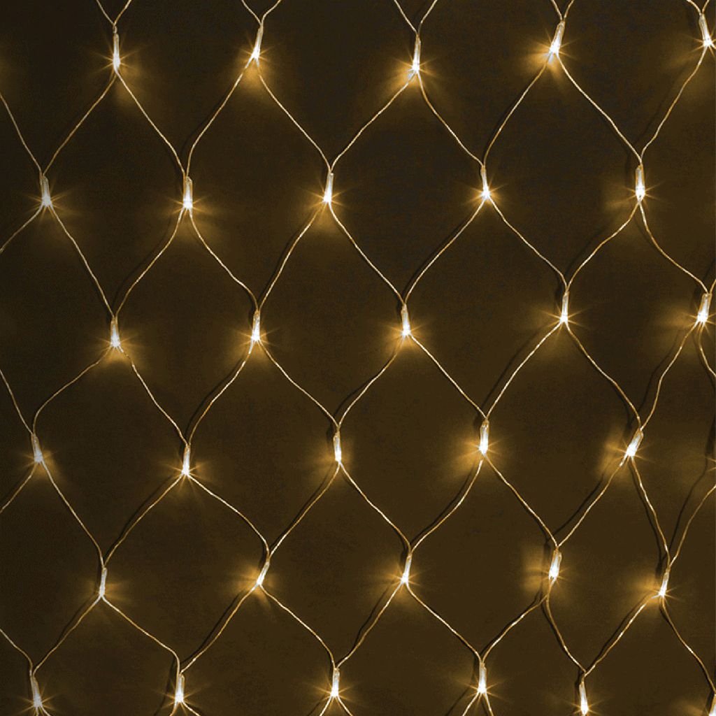 [B103031RT] Netz von flachen Niederspannungs-Lichtleisten Warmweiß 1.5m*1.5m IP44 Innen/Außen