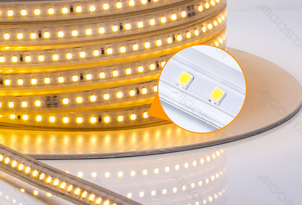[B10303I0P] Bande lumineuse LED Circuit Intégré Jaune 2835-60 50m 8mm