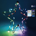 Aigostar 3D pentagram van lichtstroken met USB RGBIC 5m+30cm