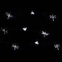 Licht met libellen en bijen op zonne-energie Koud wit 10m