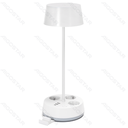 LED Table lamp German socket USB PC&Copper White 4.6W