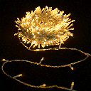 Guirlande lumineuse plate avec pile 4AA Blanc chaud 20m IP44 Intérieur/Extérieur