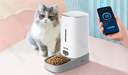 Aigostar WB Smart pet feeder L33*W17.7*H33.5cm Gray and white splicing SF01