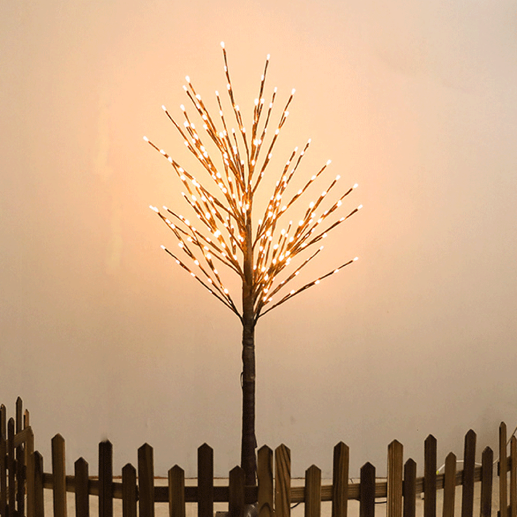 [B1020137X] Namaakplanten op zonne-energie boom wijnstok 2m+H1,5m 96LED