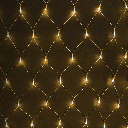 Netz von flachen Niederspannungs-Lichtleisten Warmweiß 3m*1.5m IP44 Innen/Außen