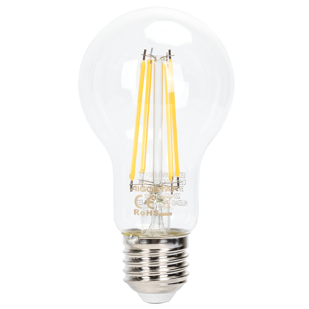 Aigostar Dimbare LED-gloeidraad A60 E27,6W 2700K