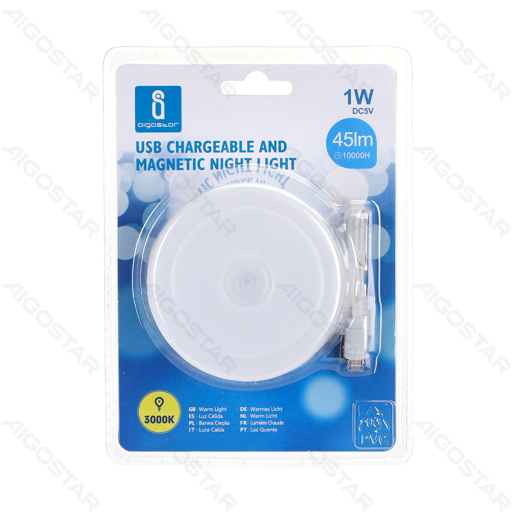 [B10308ZFU] LED Magnetisch Nachtlampje