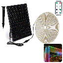 LED-Solar-Lichtleiste 20m RGB 200W