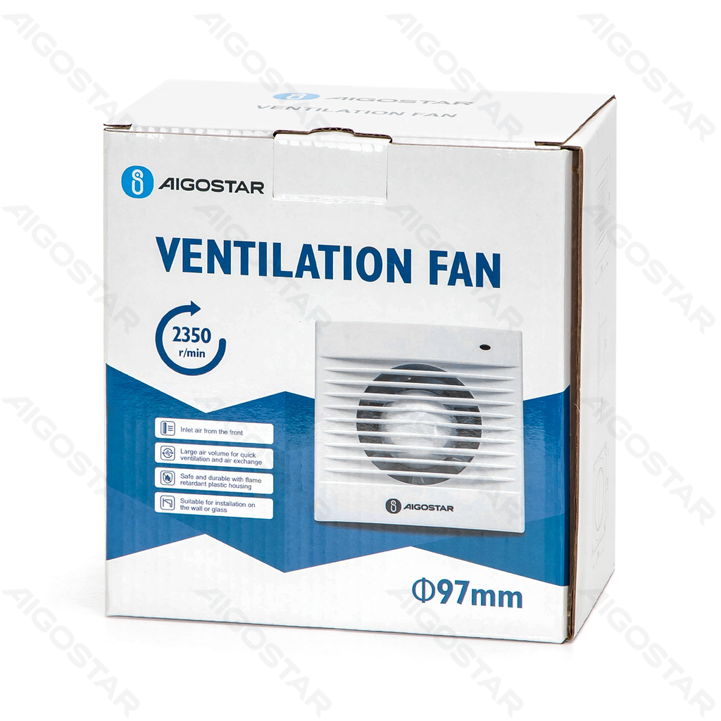 [B20104MT8] Ventilator 11W 4 inch Wit