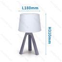 Aigostar Resin Tafellamp (Zonder Lichtbron) E14