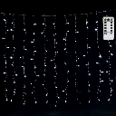 Aigostar Serieel verbindbare laagspanning Platte lichtslinger Ijspegel Flush koel wit 3m+1,5m*1m 15 snoeren 15 strips IP44 Binnen/Buiten