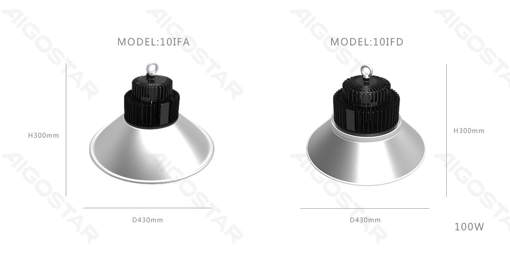 [B10404IFD] Aigostar LED High Bay 100W COB