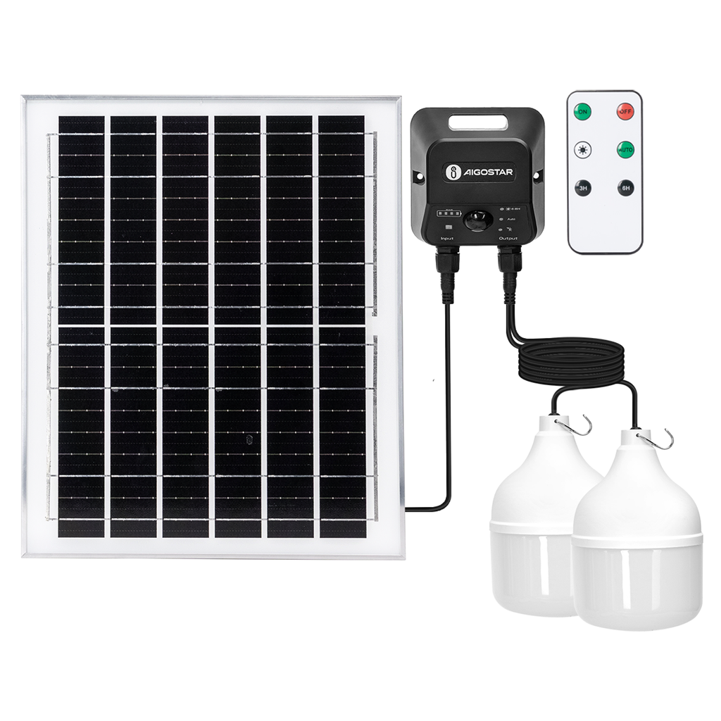Solar powered lamp