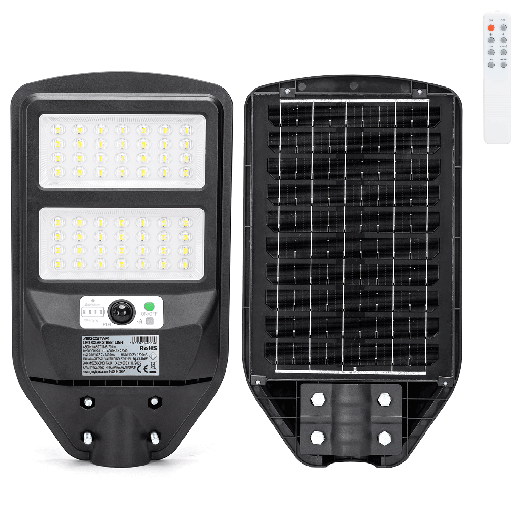 Aigostar Solar street lights Integrated 70W 6500K 02 series