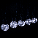 G50 Lichtstrook met koperdraad op zonne-energie Koud wit 10m