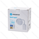 Metalen wandlamp wit (zonder lichtbron) E27