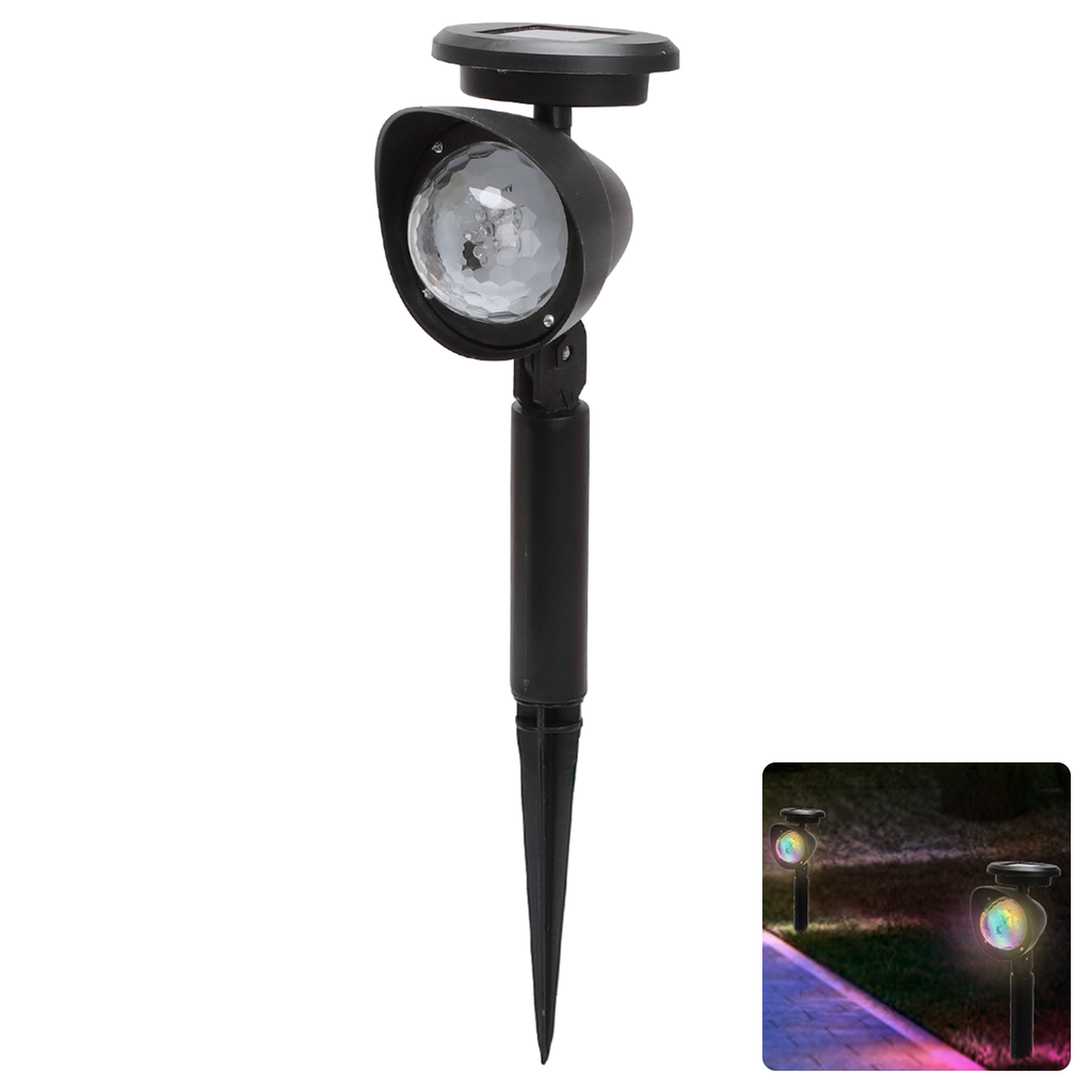 LED Solar Gazonverlichting Spot RGB