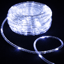 Guirlande lumineuse tube Φ5 mm, piles 3AA, Blanc froid, 10 m ,IP44, Intérieur&Extérieur