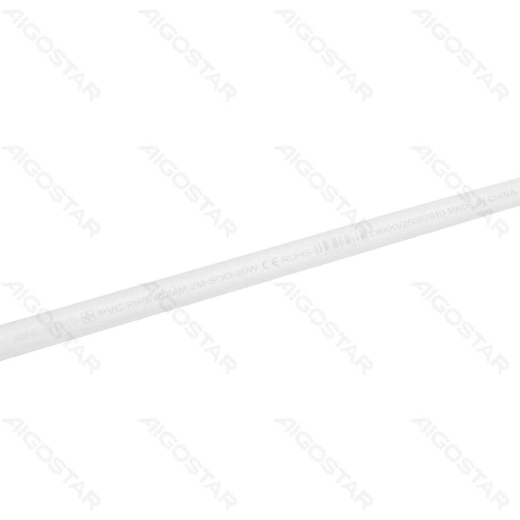 [B20104O9K] Aigostar PVC buis rond wit 20mm