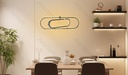Aigostar Metalen en siliconen LED-hanglamp 35W 2700K