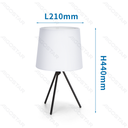 Aigostar Metalen Tafellamp (Zonder Lichtbron) E14
