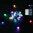 Bluetooth Niederspannungs-Kugel Lichterkette RGBIC 5 m