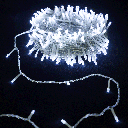 Guirlande lumineuse plate basse tension, Blanc froid, 30m IP44, ntérieur&Extérieur